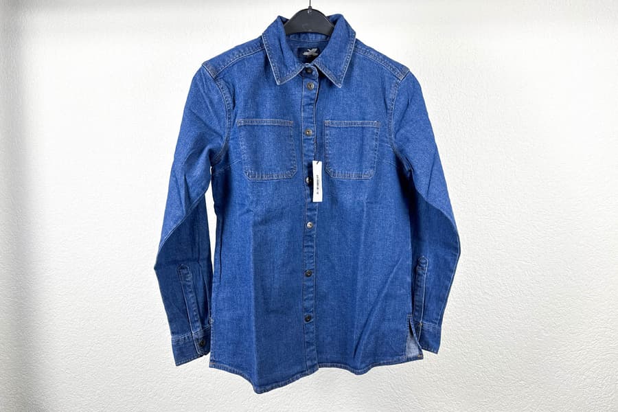 Damen Jeans Hemd Arizona, Gr. 40